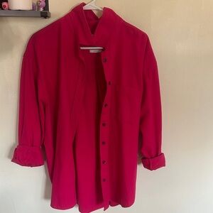 Women  Vibrant Pink Blouse New no tag